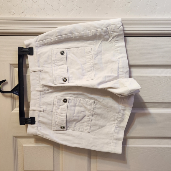 Women's White Shorts - Picture 3 of 3